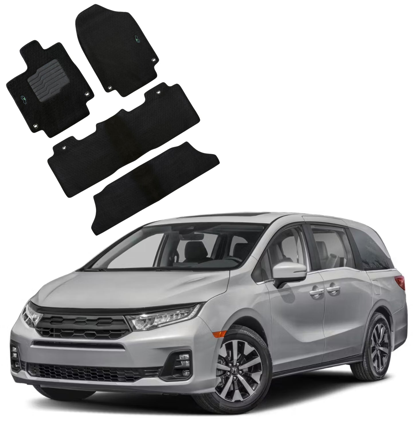 Carpet Floor Mats for 2018 to 2025 Honda Odyssey