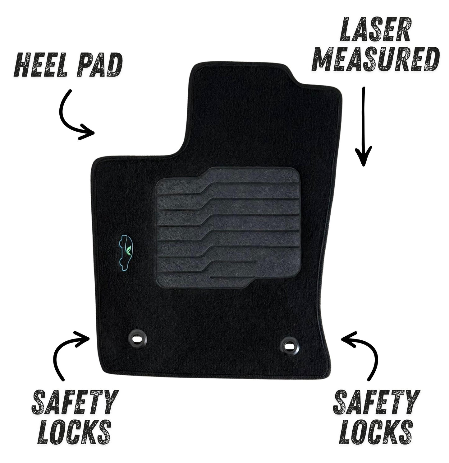 Carpet Floor Mats for 2022 to 2025 Toyota Tundra CrewMax Cab Models