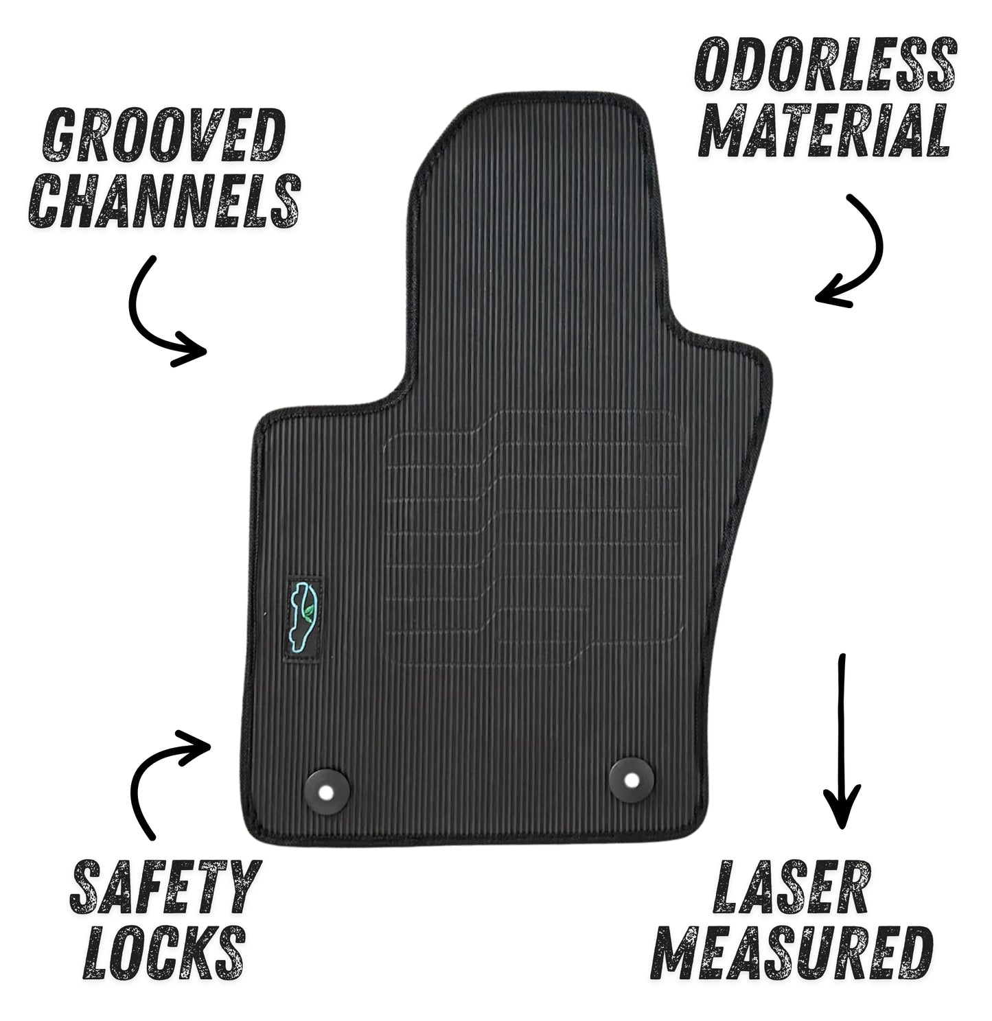 All Weather Floor Mats for 2023 to 2026 Dodge Hornet