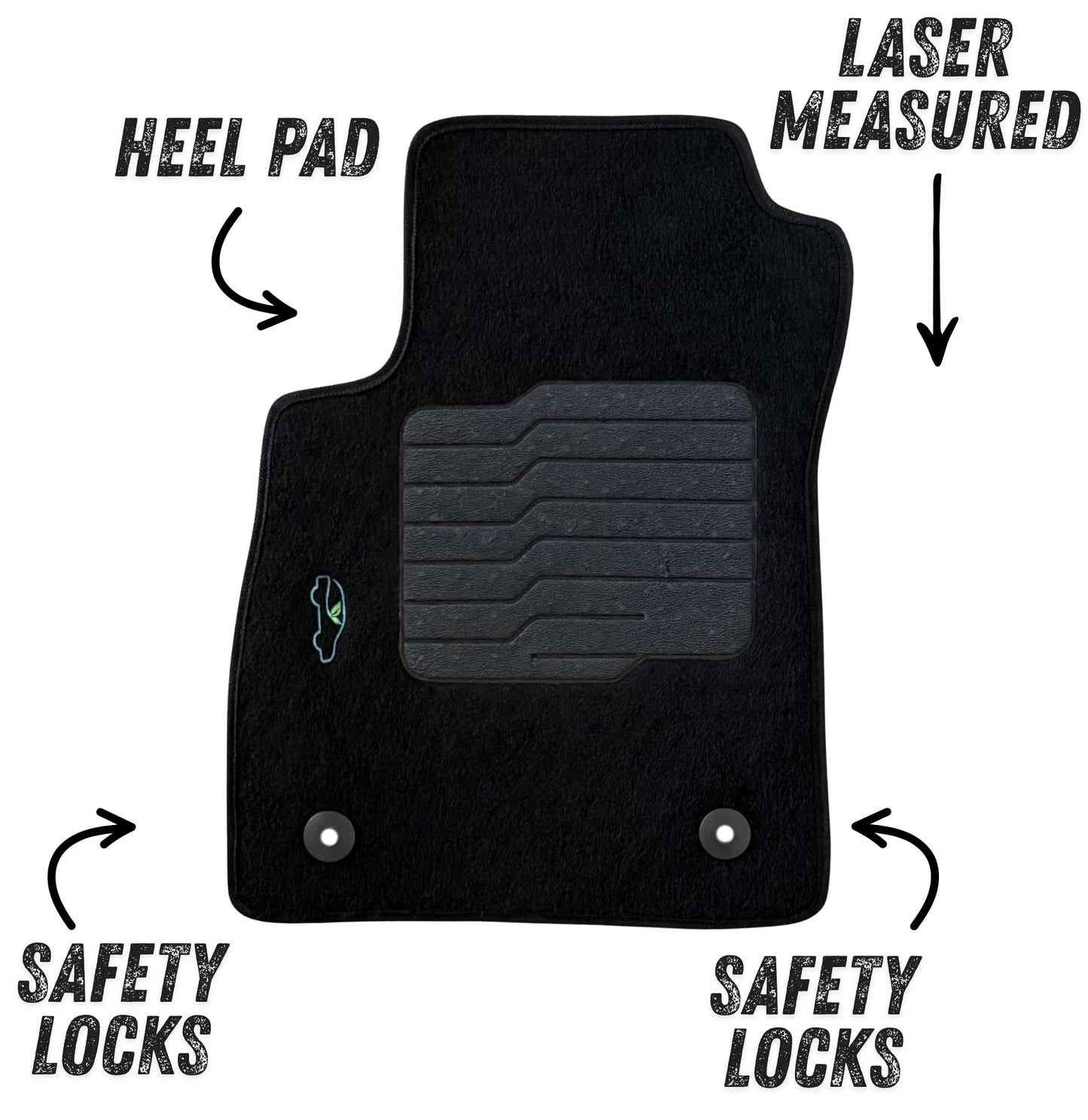 Carpet Floor Mats For 2013 to 2023 Chevrolet Trax & Buick Encore, Front and Rear