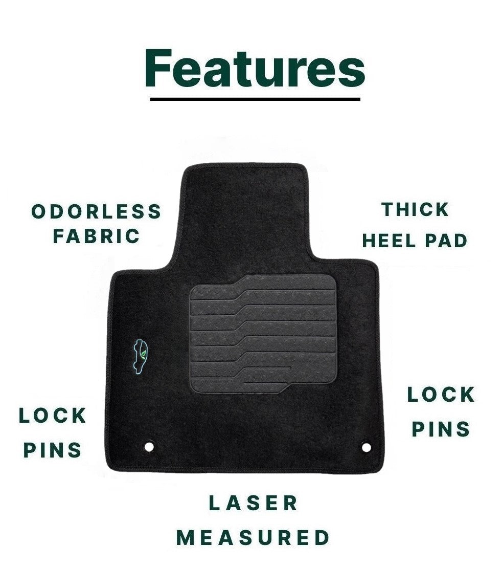 Carpet Floor Mats for 2019 2020 Hyundai Santa Fe
