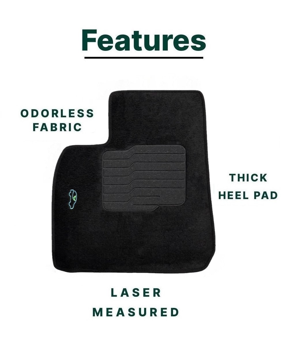 Carpet Floor Mats for 2020 to 2025 Tesla Model Y