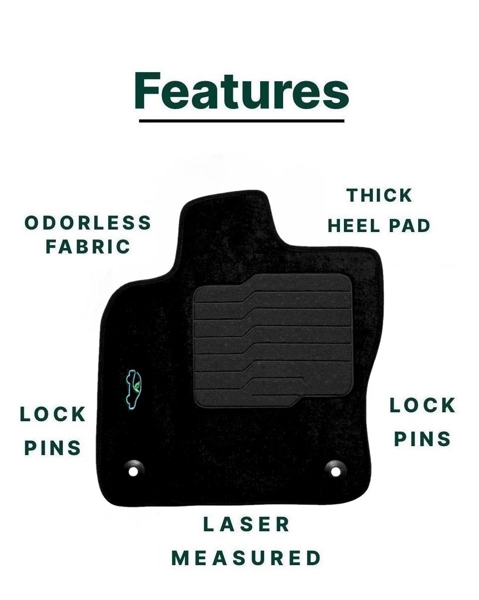 Carpet Floor Mats for 2022 to 2025 Volkswagen Taos