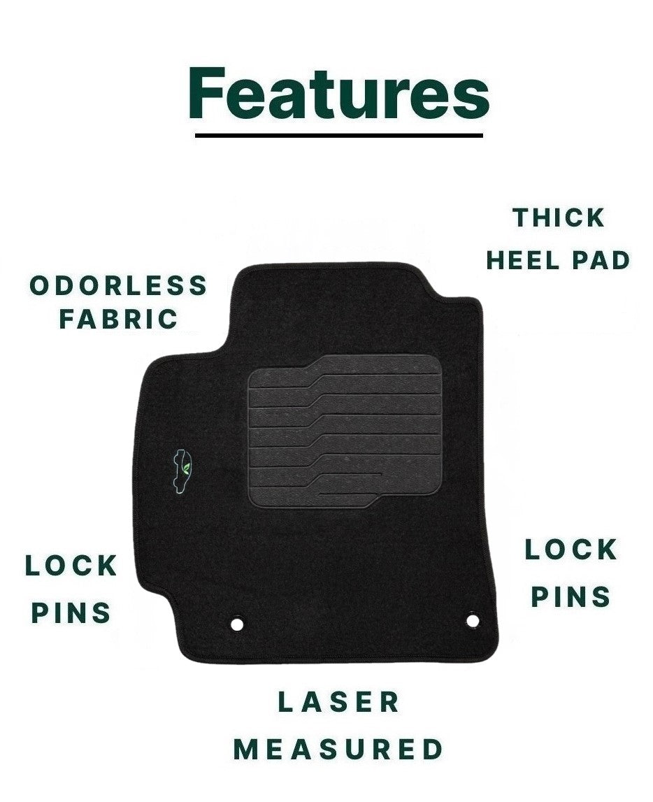 Carpet Floor Mats for 2017 to 2020 Hyundai Elantra