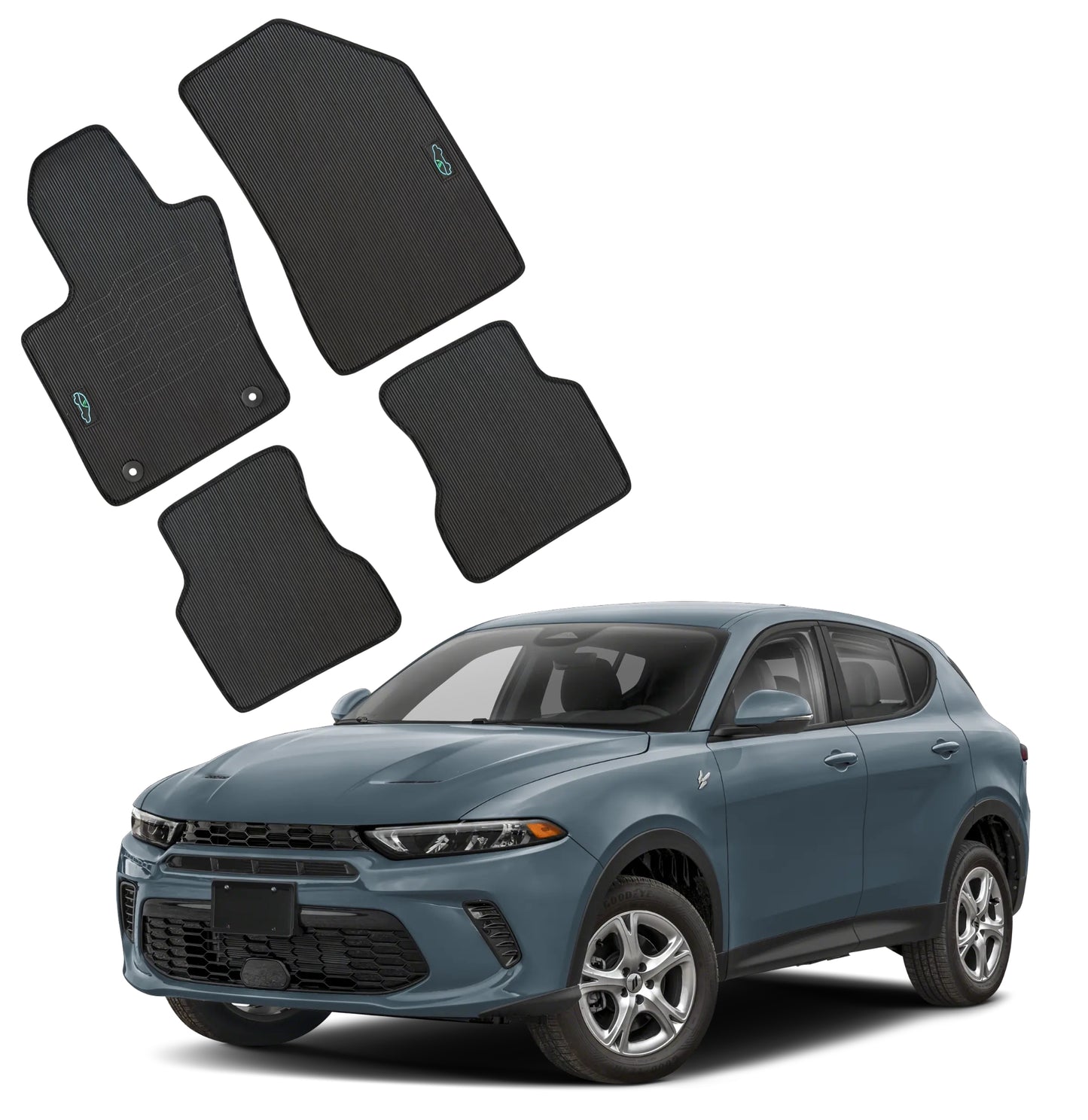 All Weather Floor Mats for 2023 to 2026 Dodge Hornet
