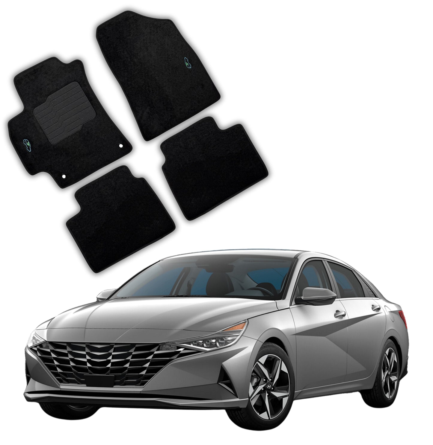 Carpet Floor Mats for 2021 to 2025 Hyundai Elantra