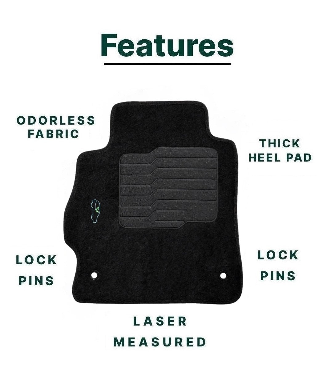 Carpet Floor Mats for 2020 to 2025 Nissan Versa