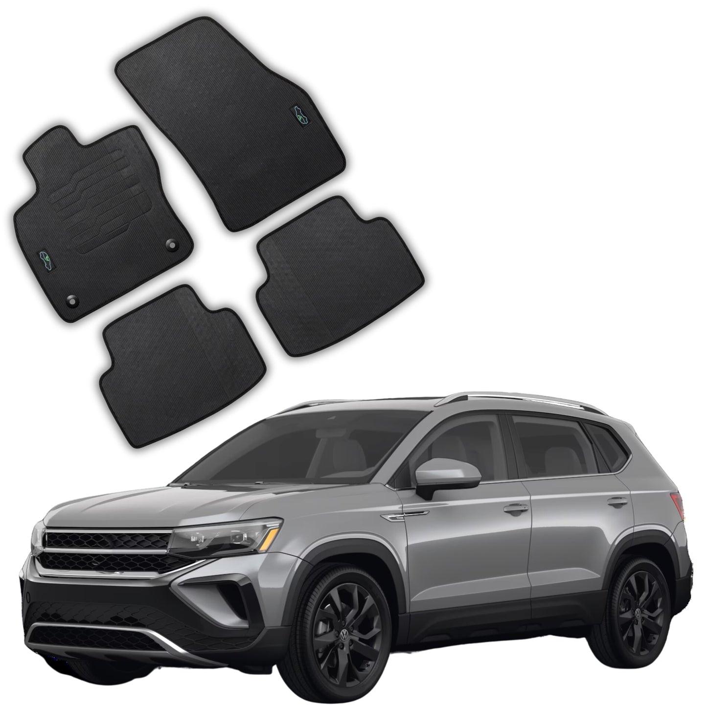 All Weather Floor Mats for 2022 to 2025 Volkswagen Taos