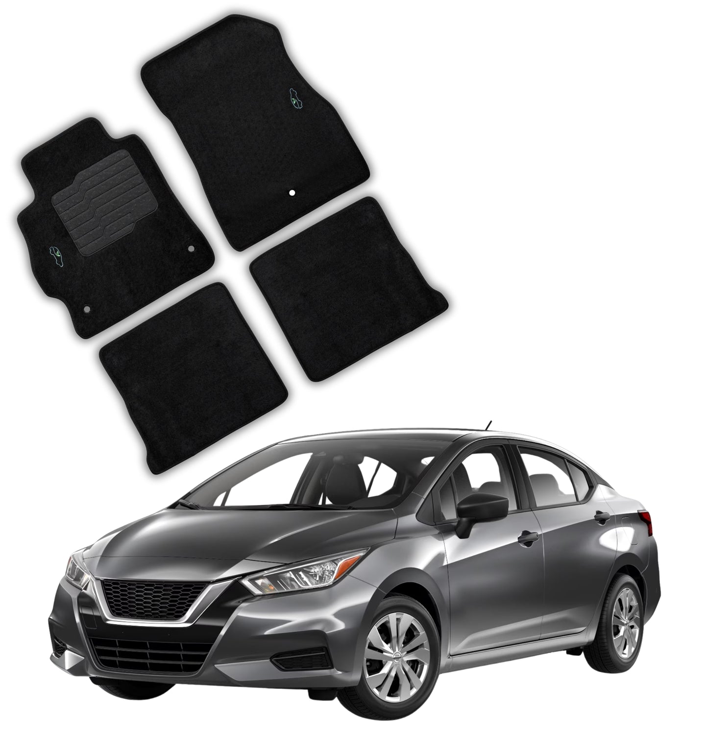 Carpet Floor Mats for 2020 to 2025 Nissan Versa