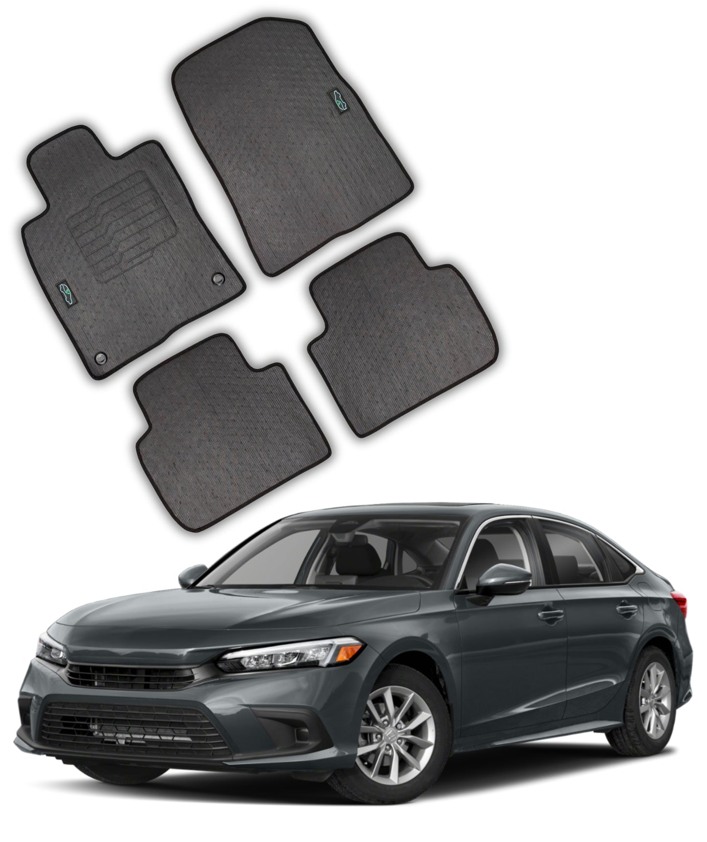 All Weather Floor Mats for 2022 to 2025 Honda Civic