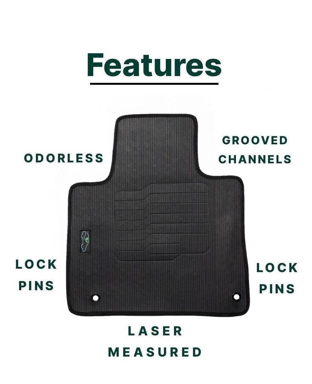 All Weather Floor Mats for 2019 2020 Hyundai Santa Fe