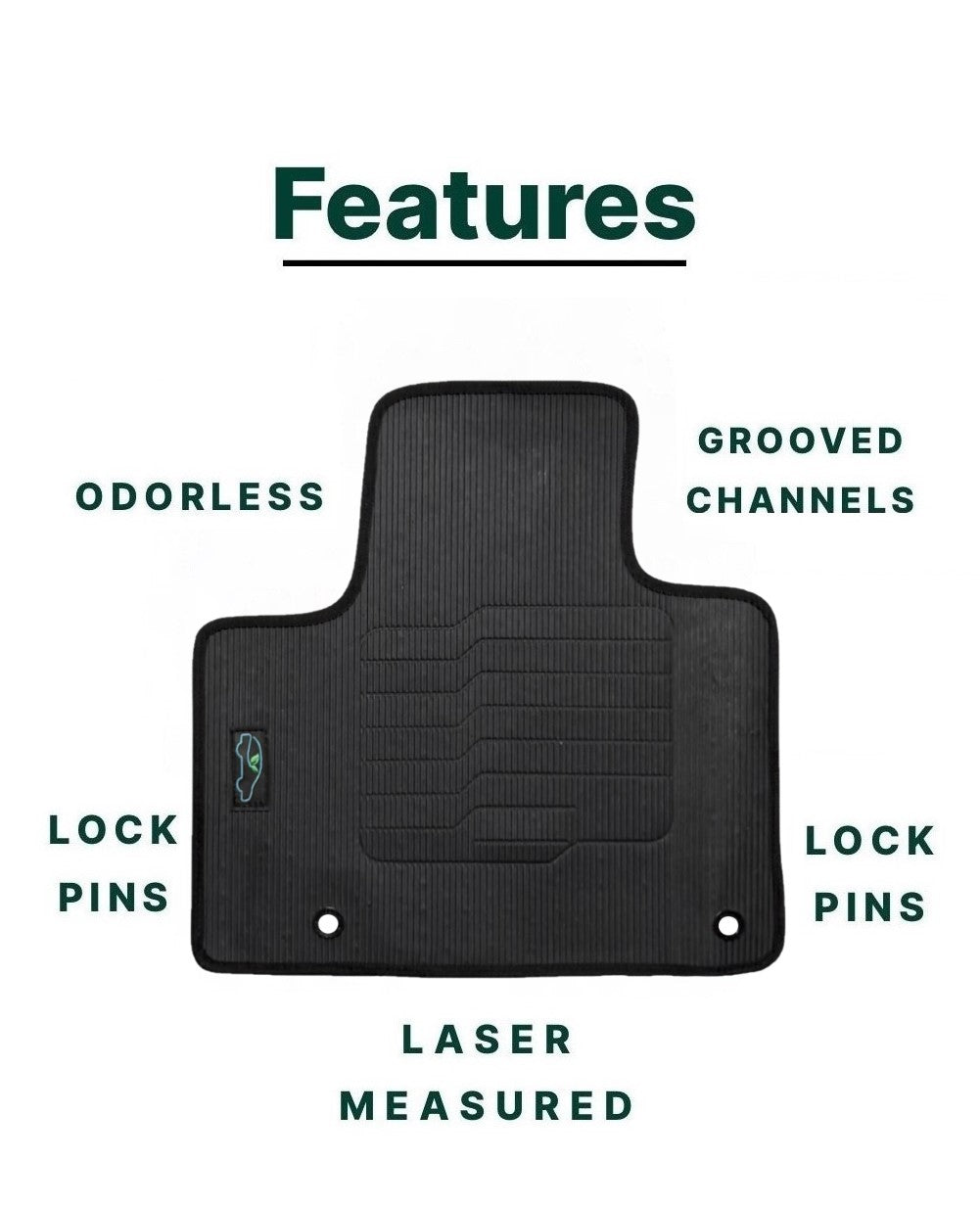 All Weather Floor Mats for 2021 to 2023 Hyundai Santa Fe PHEV