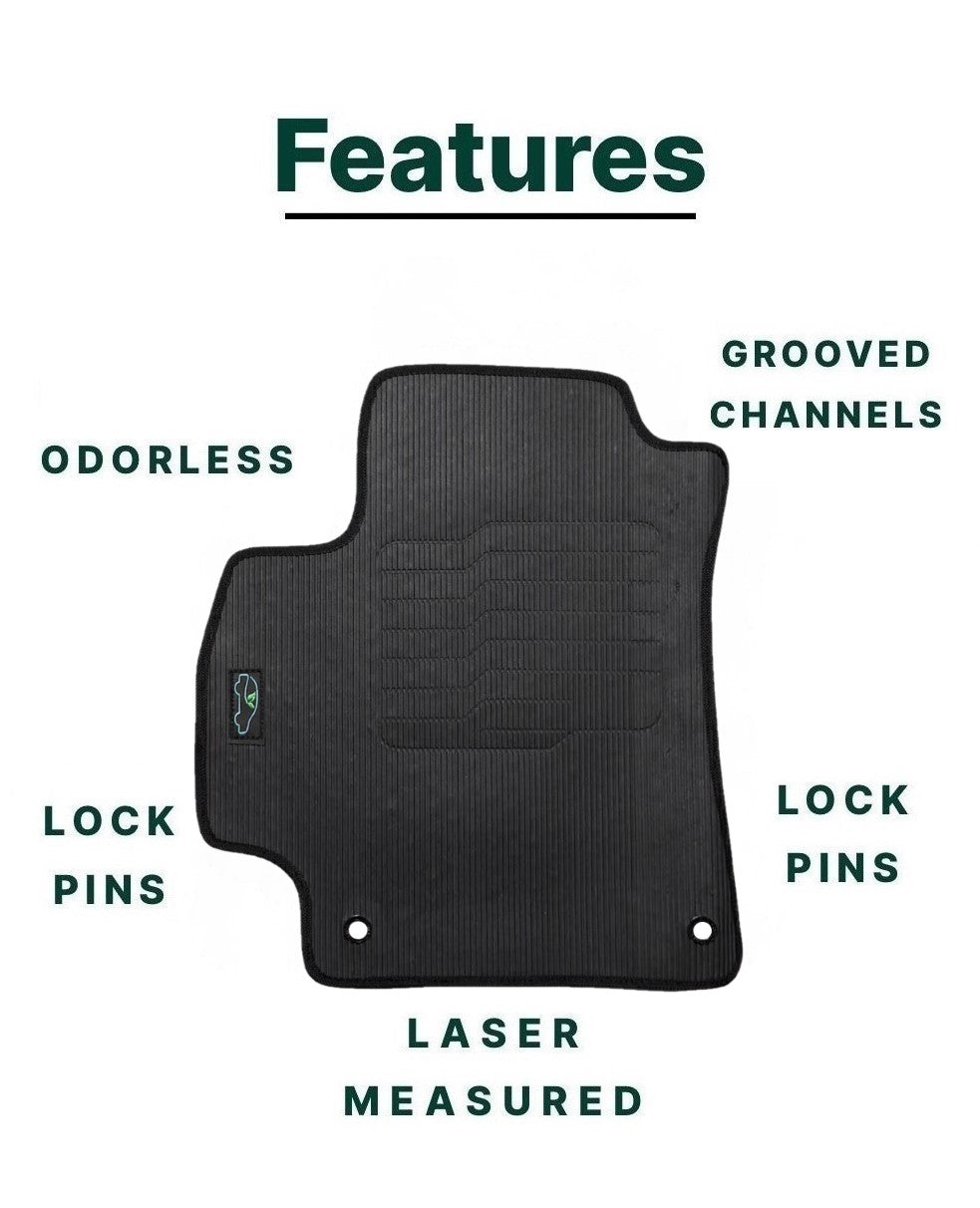 All Weather Floor Mats for 2021 to 2025 Hyundai Elantra