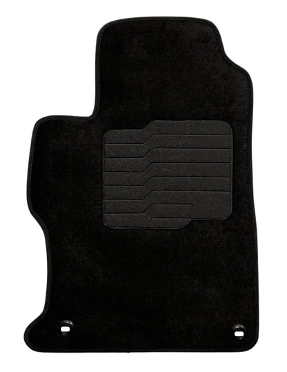 Carpet Floor Mats for 2012 to 2015 Honda Civic, Front and Rear, Black