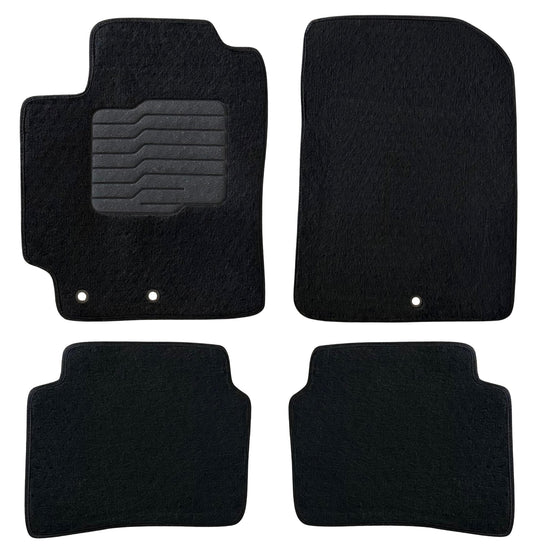 Carpet Floor Mats for 2018 to 2024 Kia Rio, Sedan and Hatch, Front and Rear