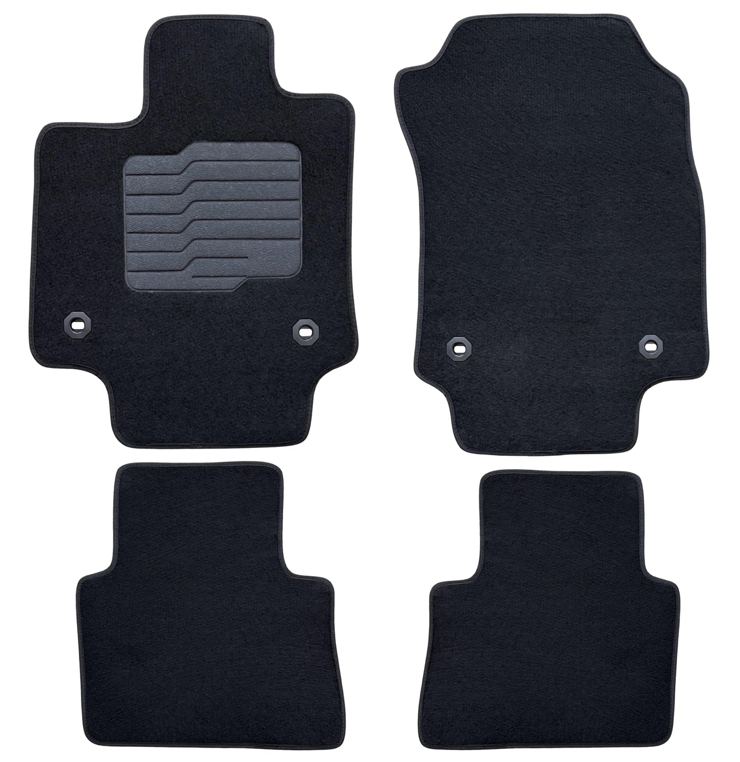 Carpet Floor Mats for 2022 to 2026 Lexus NX250/NX350, Front and Rear, Black