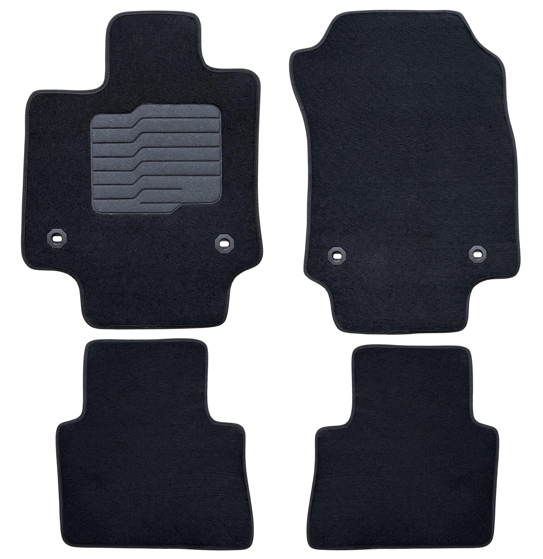 Carpet Floor Mats for 2022 to 2026 Lexus NX250/NX350, Front and Rear, Black