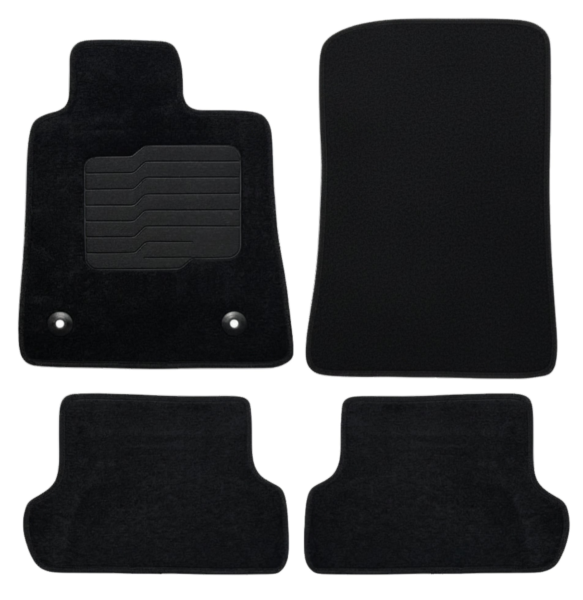 Carpet Floor Mats For 2016 to 2025 Chevrolet Camaro, Front and Rear