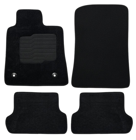 Carpet Floor Mats For 2016 to 2025 Chevrolet Camaro, Front and Rear