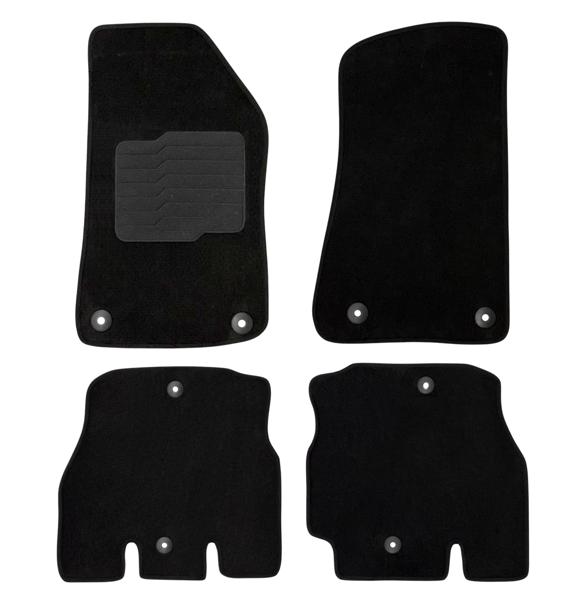 Carpet Floor Mats for 2018 to 2026 Jeep Wrangler JL 4 Doors Models (Not for JK/Not PHEV/Not 2-Door)