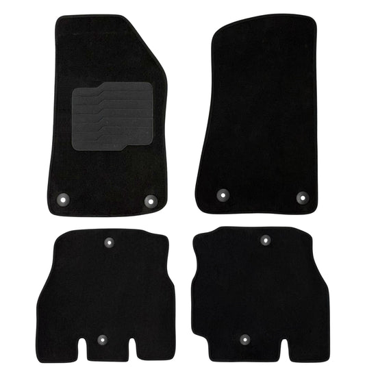 Carpet Floor Mats for 2018 to 2026 Jeep Wrangler JL 4 Doors Models (Not for JK/Not PHEV/Not 2-Door)