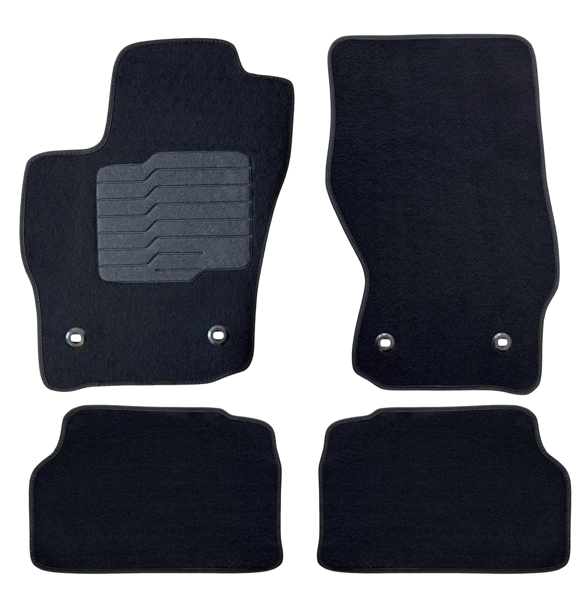 Carpet Floor Mats for 2024 to 2026 Toyota Tacoma, Front and Rear