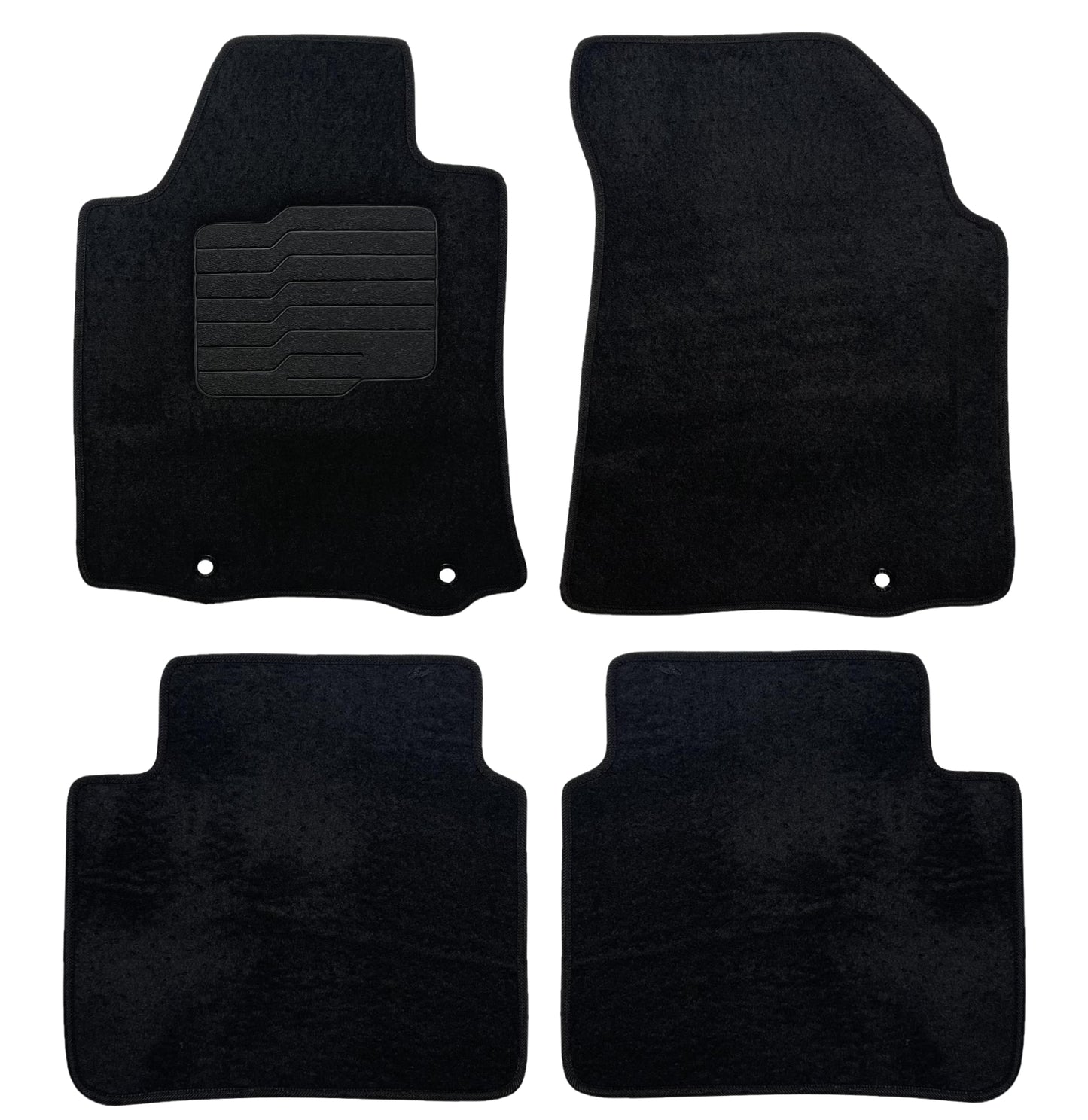 Carpet Floor Mats for 2016 to 2023 Nissan Maxima, Front and Rear, Black