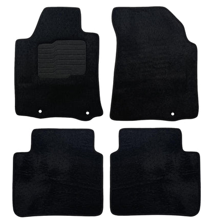 Carpet Floor Mats for 2016 to 2023 Nissan Maxima, Front and Rear, Black