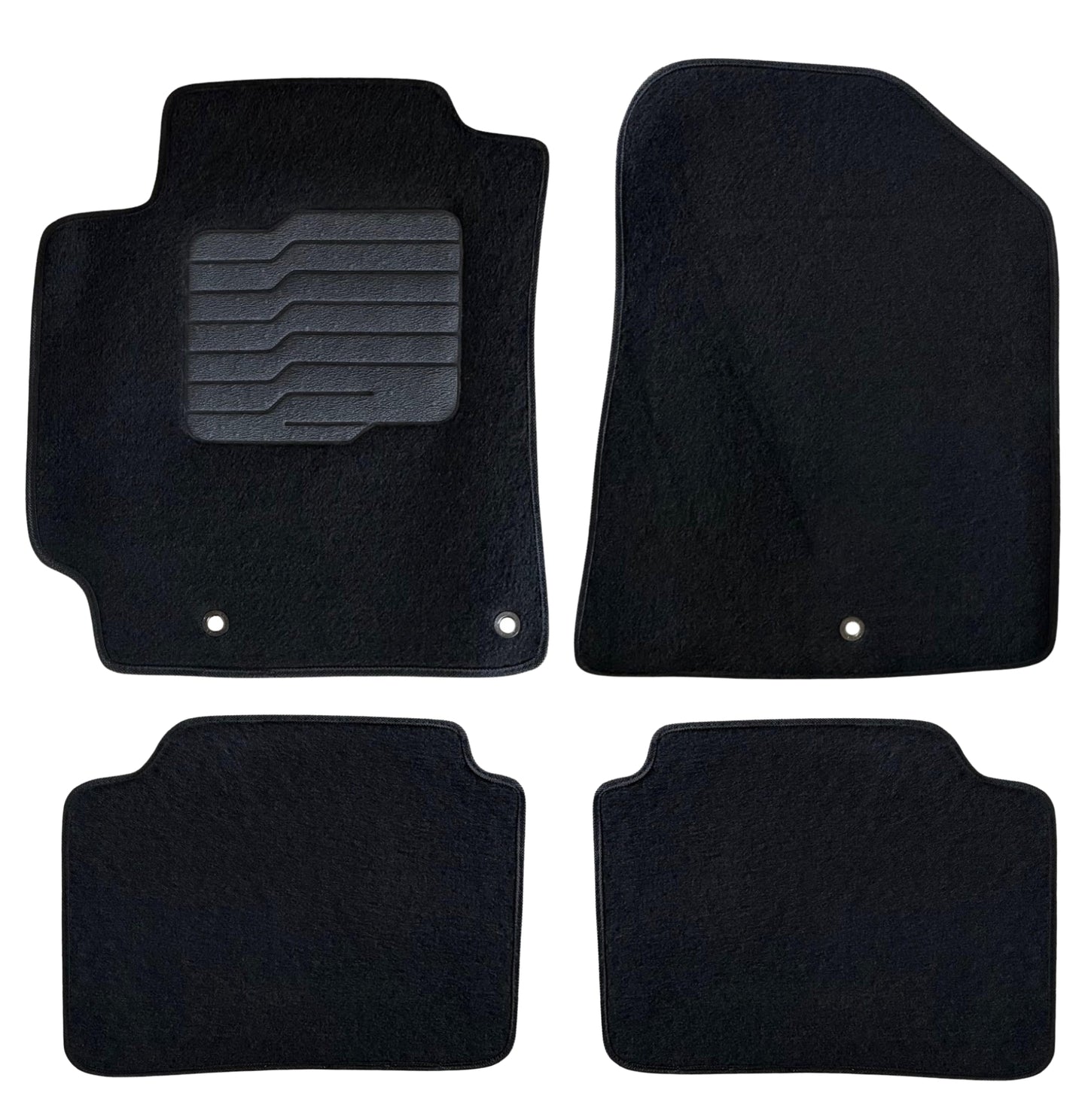 Carpet Floor Mats for 2019 to 2024 Kia Forte, Front and Rear