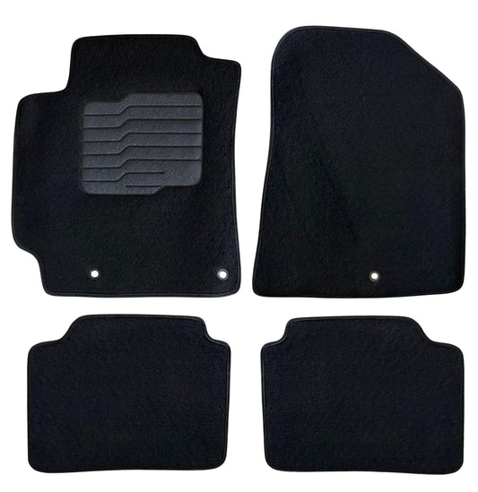 Carpet Floor Mats for 2019 to 2024 Kia Forte, Front and Rear