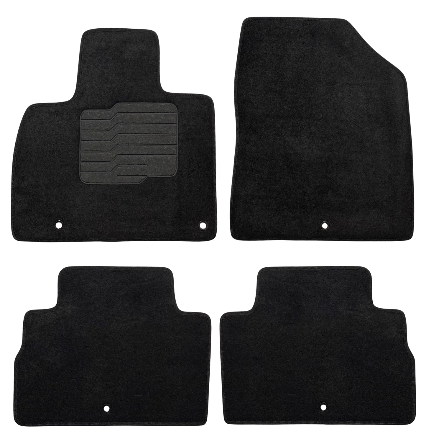 Carpet Floor Mats For 2020 to 2025 Kia Telluride, Front and Rear
