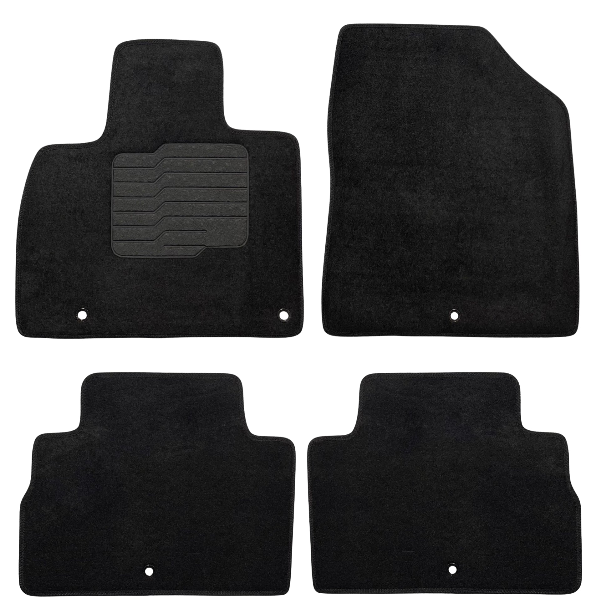 Carpet Floor Mats For 2020 to 2025 Kia Telluride, Front and Rear