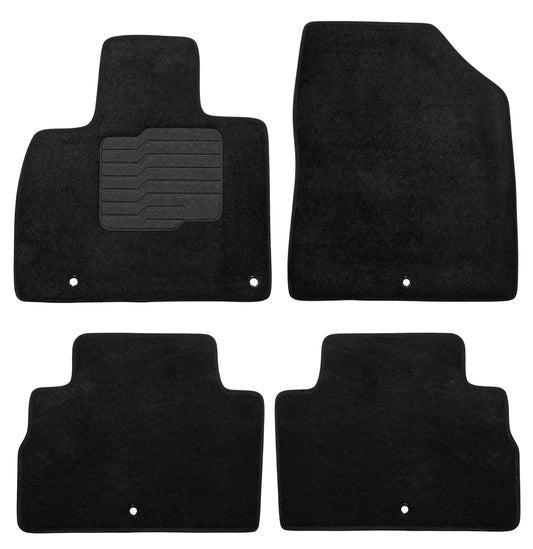 Carpet Floor Mats For 2020 to 2025 Kia Telluride, Front and Rear