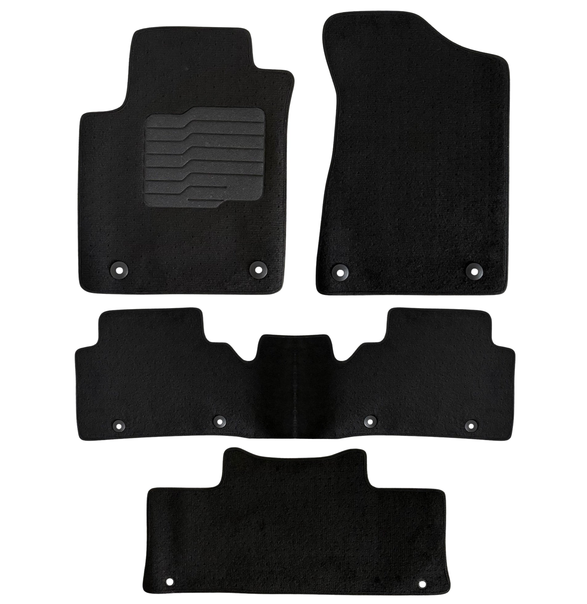 Carpet Floor Mats for 2019 to 2024 Nissan Armada / Infiniti QX80, Front and Rear
