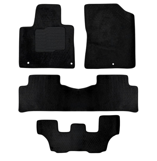 Carpet Floor Mats for 2021 to 2026 Kia Sorento Full 3-Row Set (Not for Hybrid Models), Front and Rear