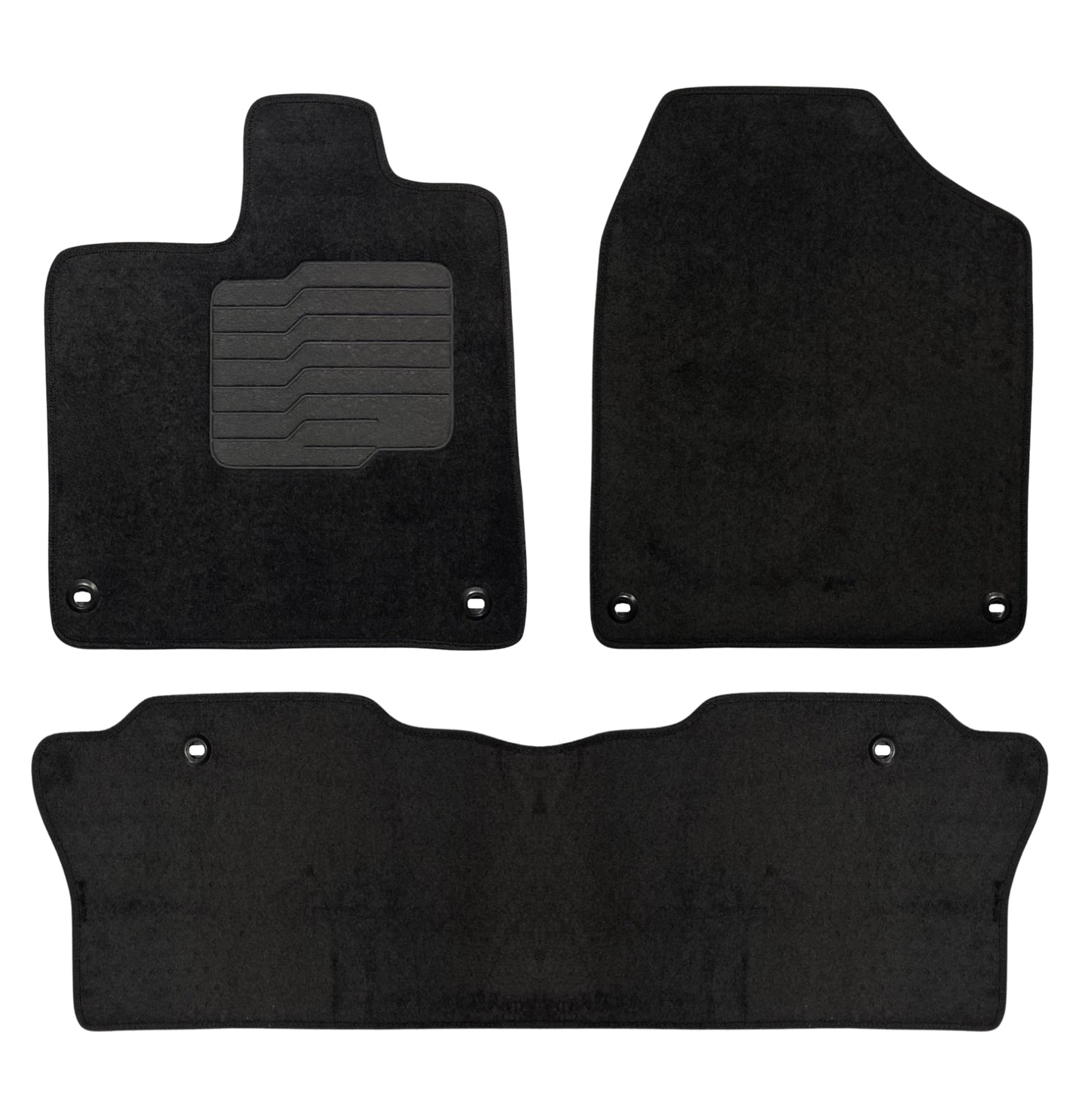Carpet Floor Mats For 2016 to 2022 Honda Pilot, Front and Rear