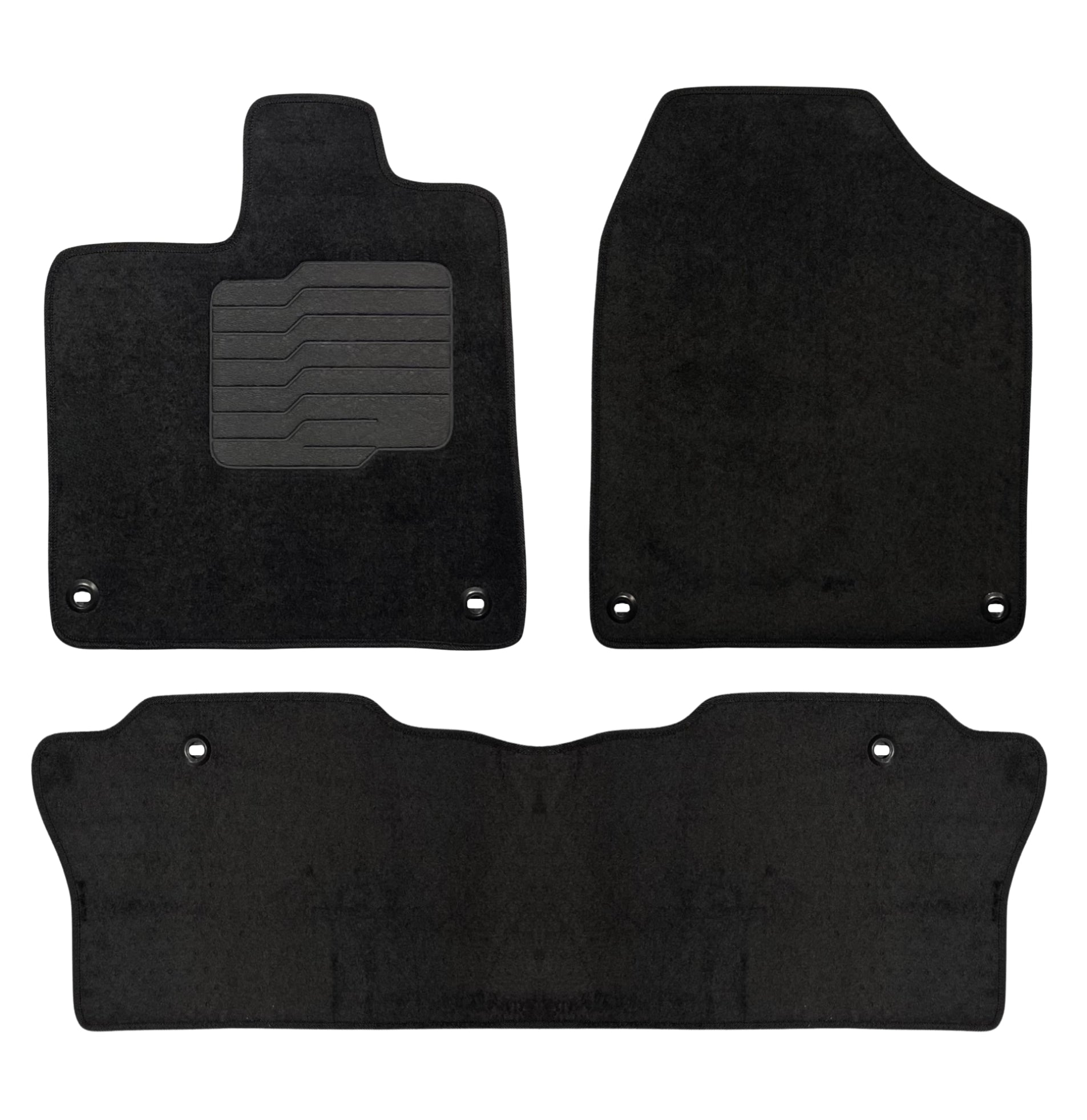 Carpet Floor Mats For 2016 to 2022 Honda Pilot, Front and Rear