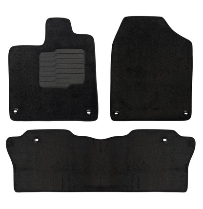 Carpet Floor Mats For 2016 to 2022 Honda Pilot, Front and Rear
