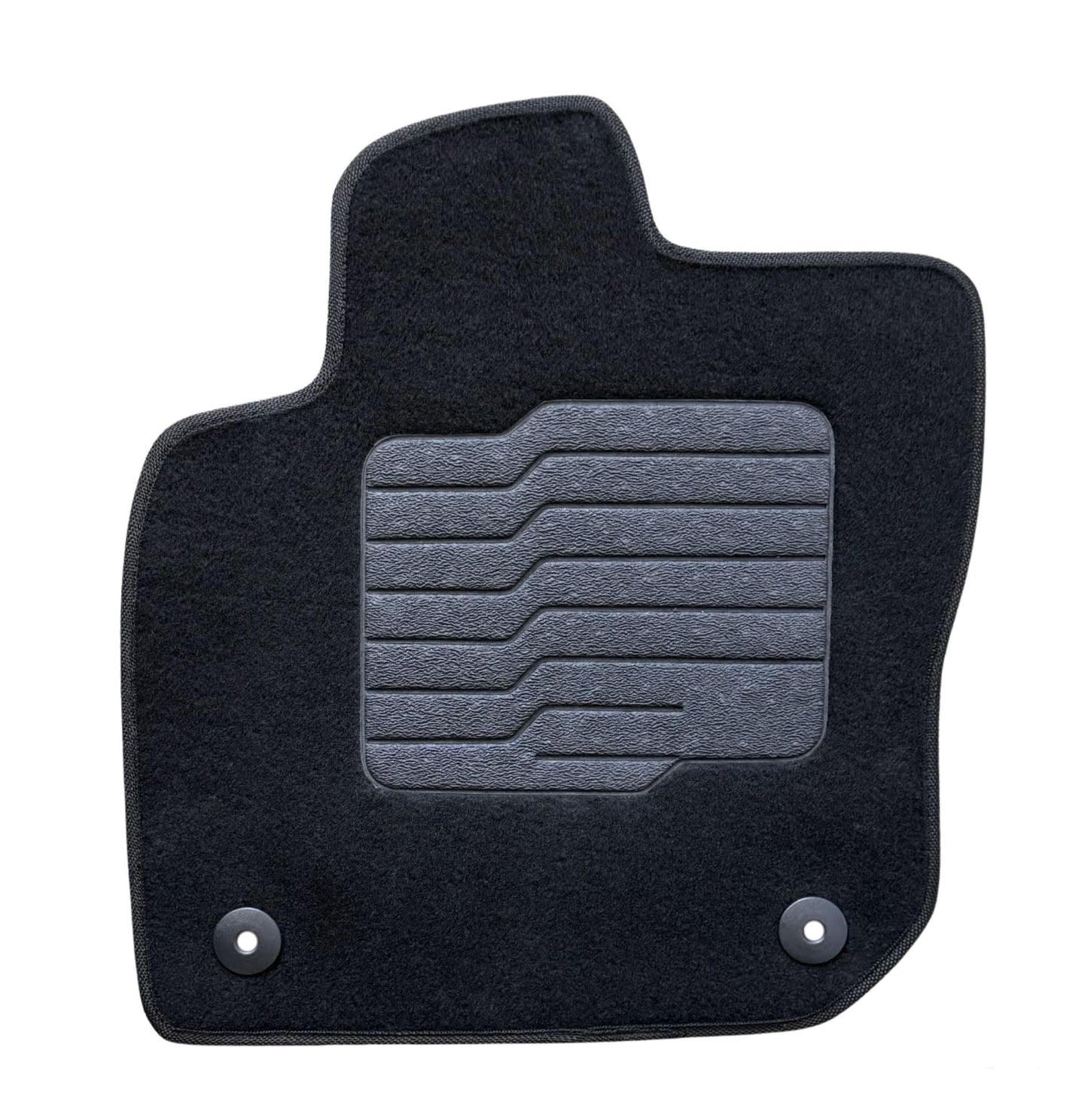 Carpet Floor Mats for 2025 to 2026 Volkswagen Tiguan, Front and Rear, Black
