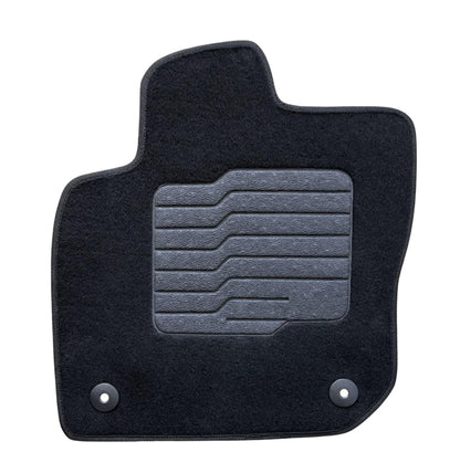 Carpet Floor Mats for 2025 to 2026 Volkswagen Tiguan, Front and Rear, Black