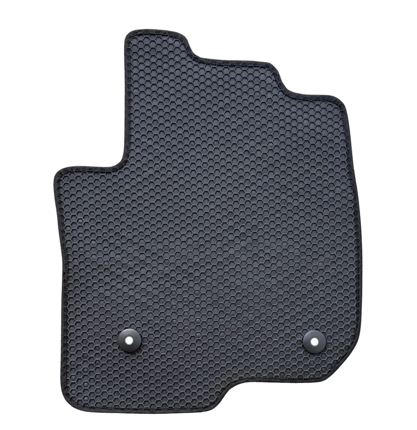 All Weather Honeycomb Floor Mats for 2019 to 2026 Chevrolet Silverado / GMC Sierra 1500, Front and Rear, Black