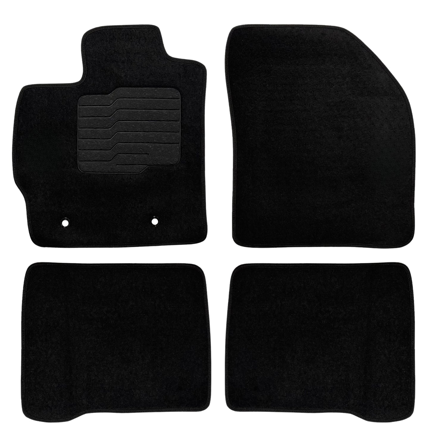 Carpet Floor Mats for 2010 and 2011 Toyota Prius, Front and Rear