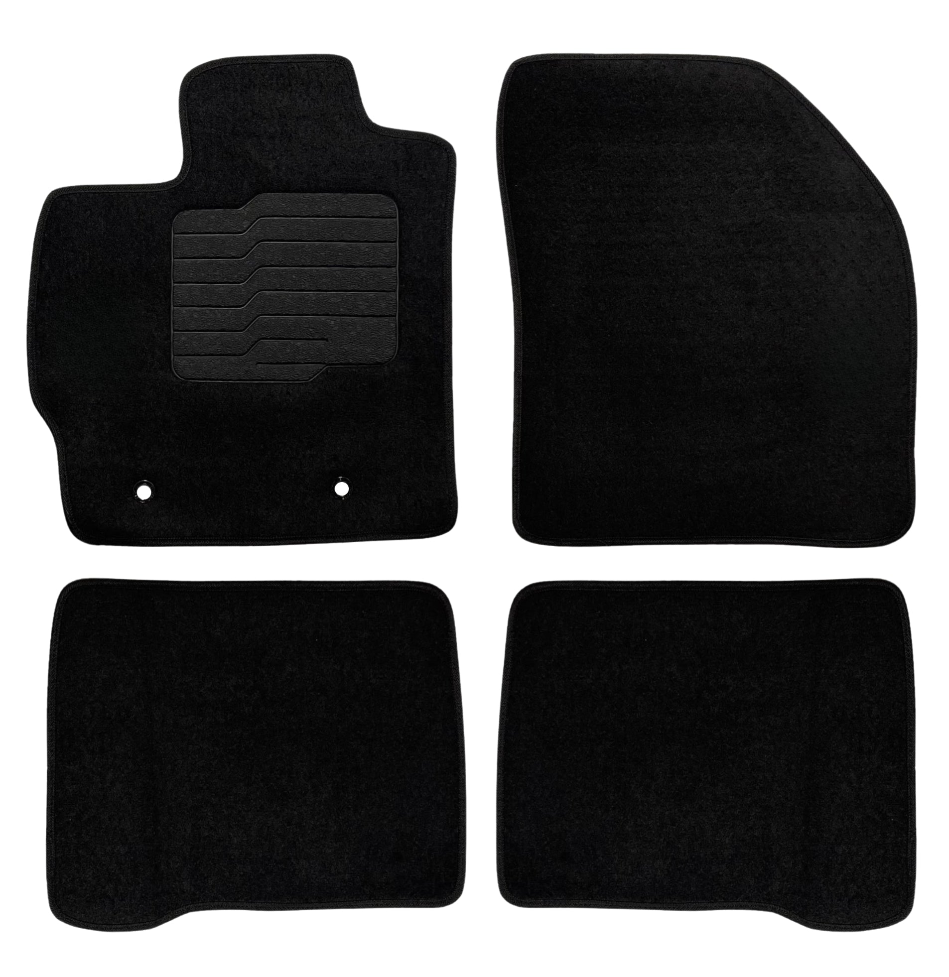 Carpet Floor Mats for 2010 and 2011 Toyota Prius, Front and Rear
