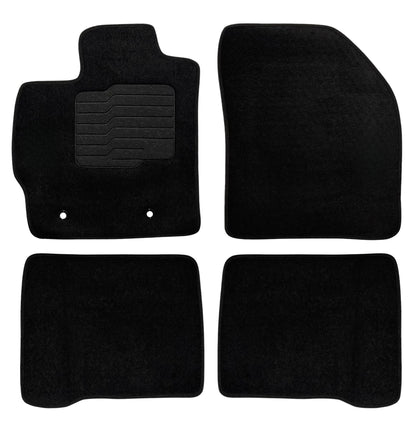 Carpet Floor Mats for 2010 and 2011 Toyota Prius, Front and Rear