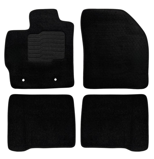 Carpet Floor Mats for 2010 and 2011 Toyota Prius, Front and Rear