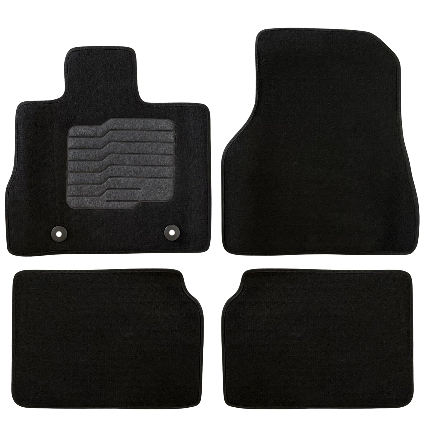 Carpet Floor Mats for 2010 to 2017 Chevrolet Equinox / GMC Terrain, Front and Rear