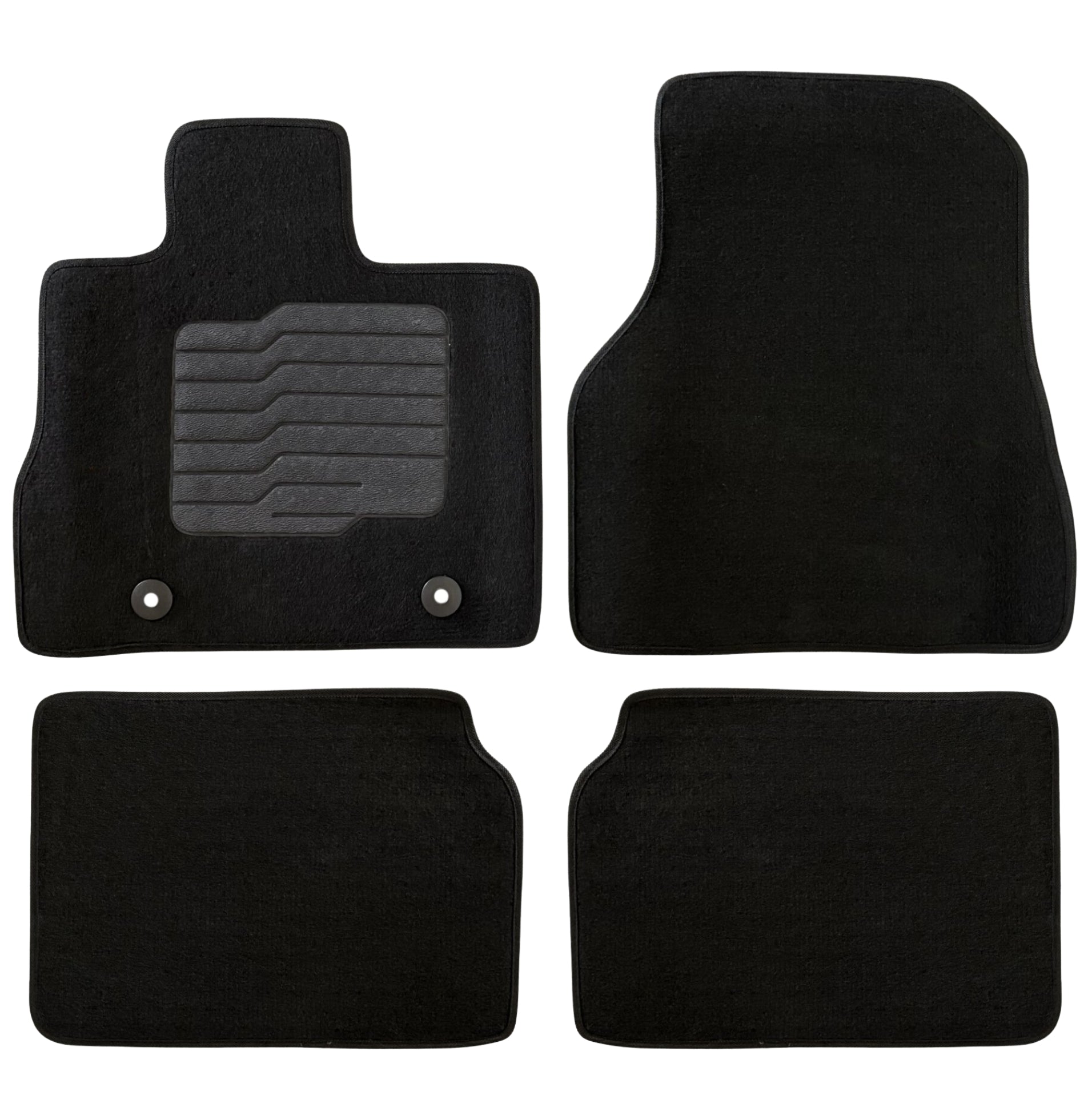 Carpet Floor Mats for 2010 to 2017 Chevrolet Equinox / GMC Terrain, Front and Rear