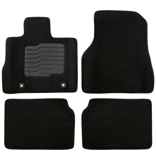 Carpet Floor Mats for 2010 to 2017 Chevrolet Equinox / GMC Terrain, Front and Rear