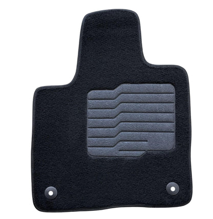Carpet Floor Mats for 2024 to 2026 Lincoln Nautilus, Front and Rear, Black