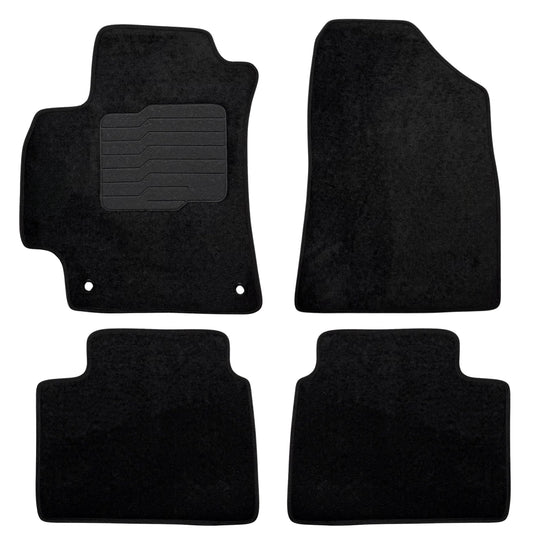 Carpet Floor Mats for 2021 to 2026 Hyundai Elantra and Elantra N, Front and Rear